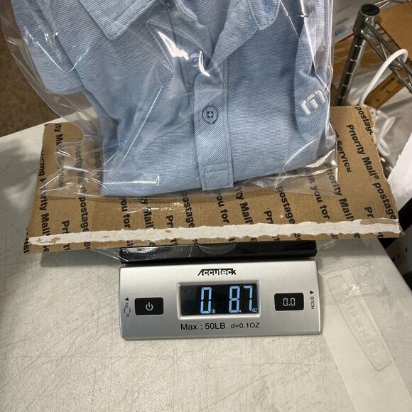 TRAVIS MATHEW POLO SHIRT MENS XXL BLUE GOLF CASUAL BUSINESS PIMA-COTTON PERU - Picture 10 of 10